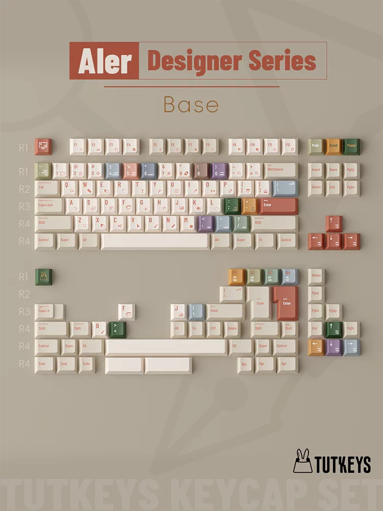 TUTKEYS - ALER PBT Dye-Sublimated ANSI/ISO Keycap Set - Image 10