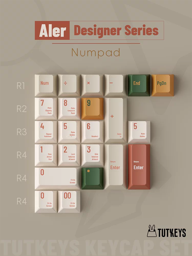 TUTKEYS - ALER PBT Dye-Sublimated ANSI/ISO Keycap Set - Image 14