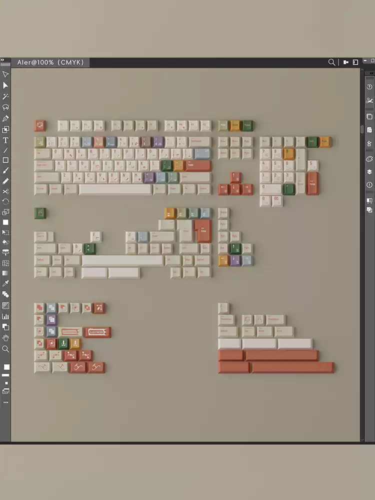 TUTKEYS - ALER PBT Dye-Sublimated ANSI/ISO Keycap Set - Image 15