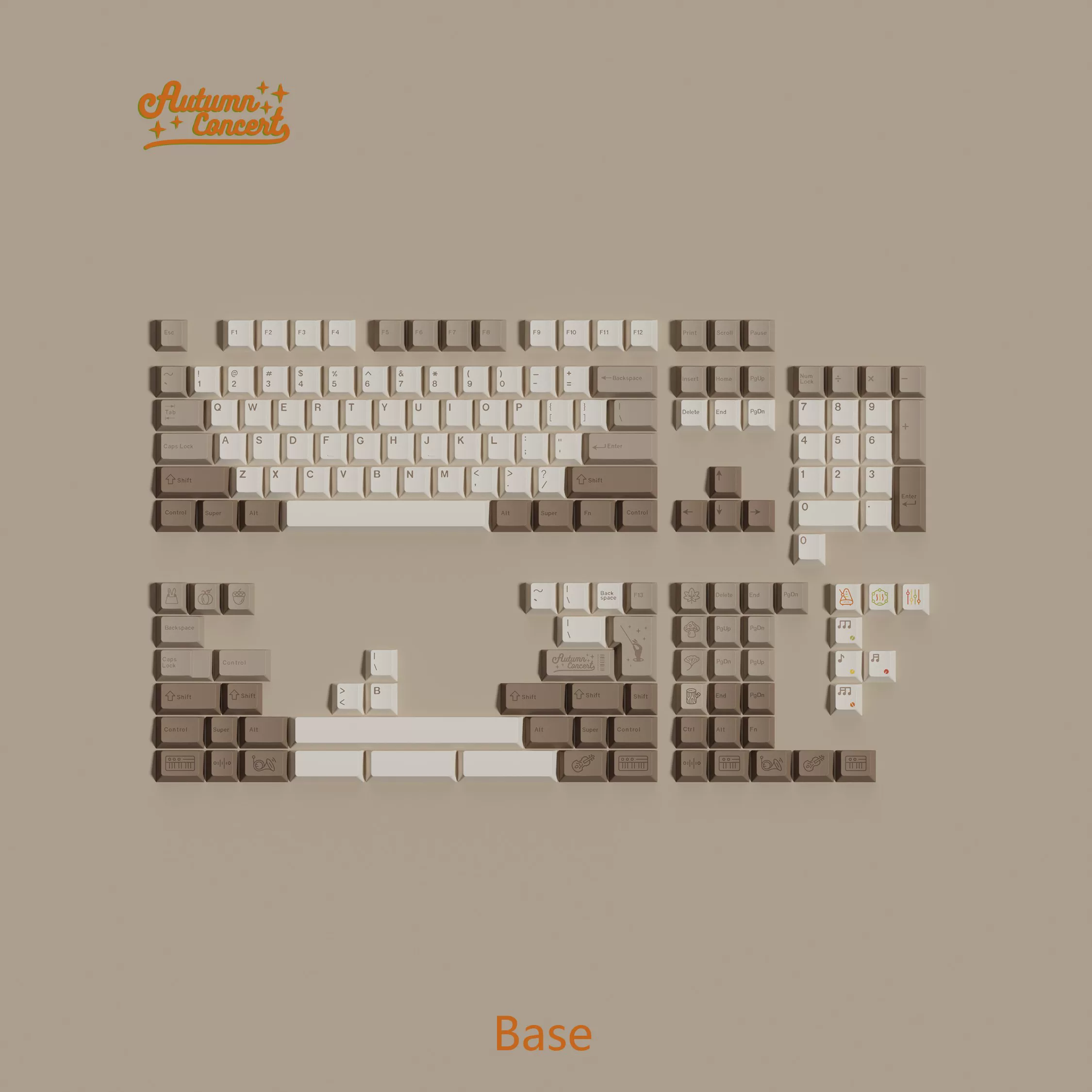 TUTKEYS - Autumn Concert PBT ANSI/ISO Keycap Set - Image 17