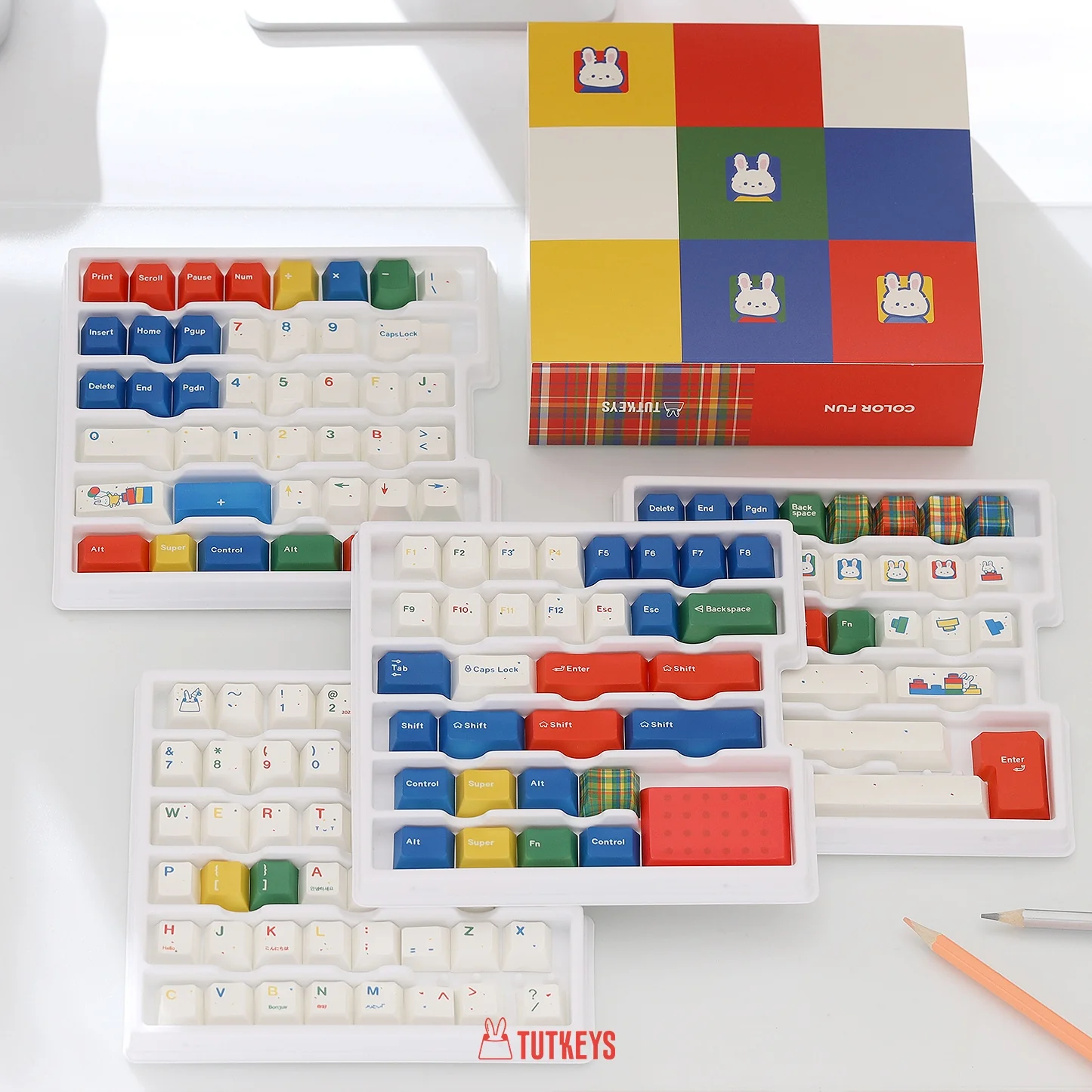 Tutkeys - Color Fun Vibrant Keycap Set - Image 13