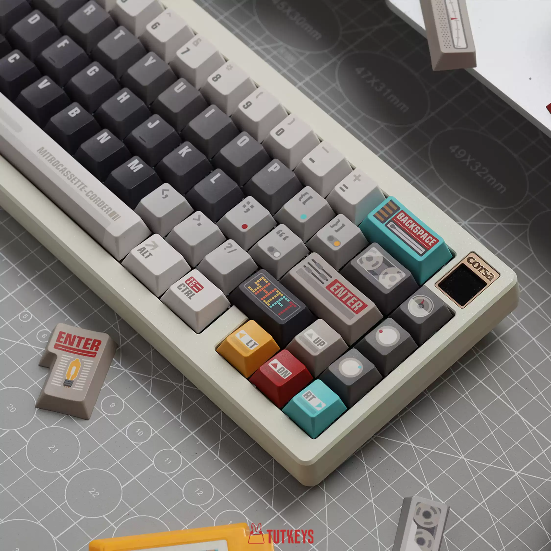 Tutkeys - Synthesizer Retro Music Custom Keycap Set - Image 3