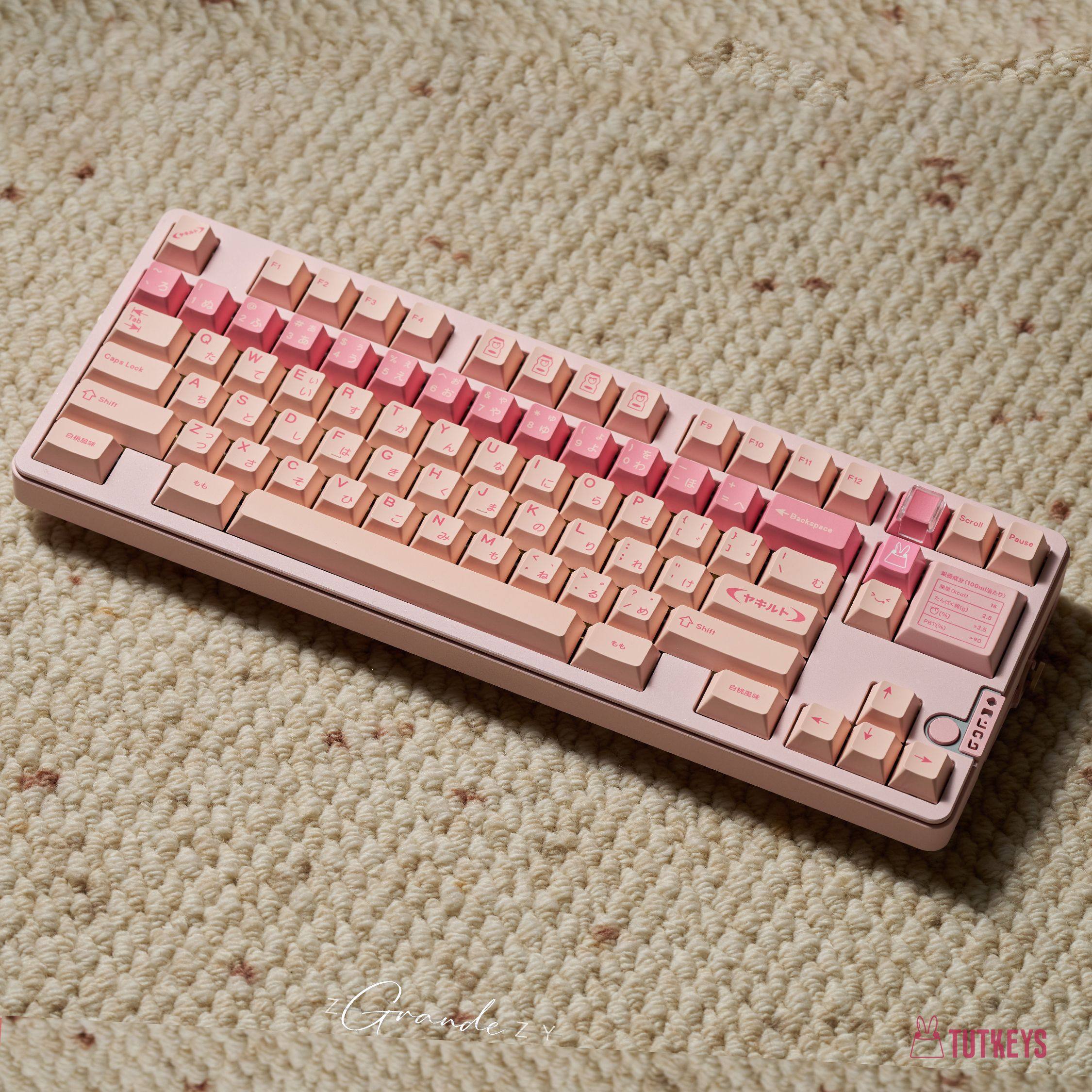 TUTKEYS - Yakeylt Peach PBT Cherry Profile ANSI/ISO Keycap Set - Image 12