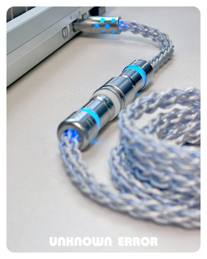 UNKNOWN ERROR - D10 Pale Blue/RGB Light - Bluebird Series Keyboard Cable - Image 5