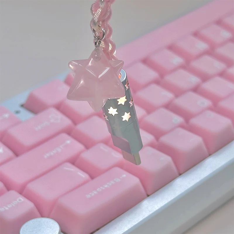 UNKNOWN ERROR - D12 RGB Light Pink Light - Sakura Stardust Keyboard Cable - Image 4