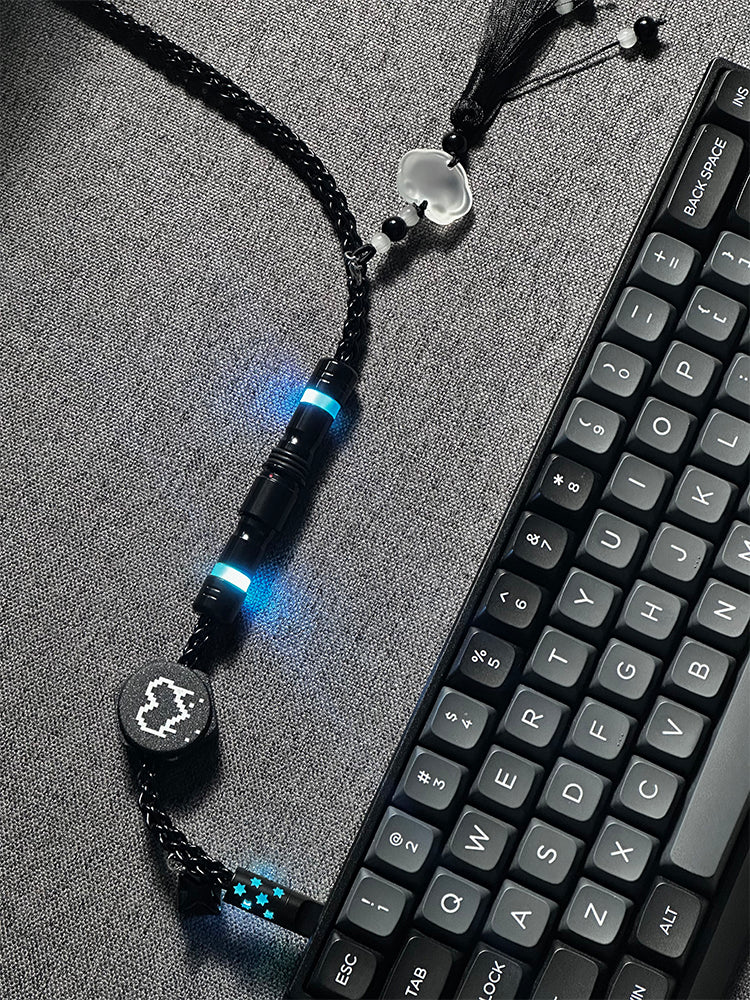 UNKNOWN ERROR - D15 Glacier/RGB Light - Ink Painting Keyboard Cable - Image 3