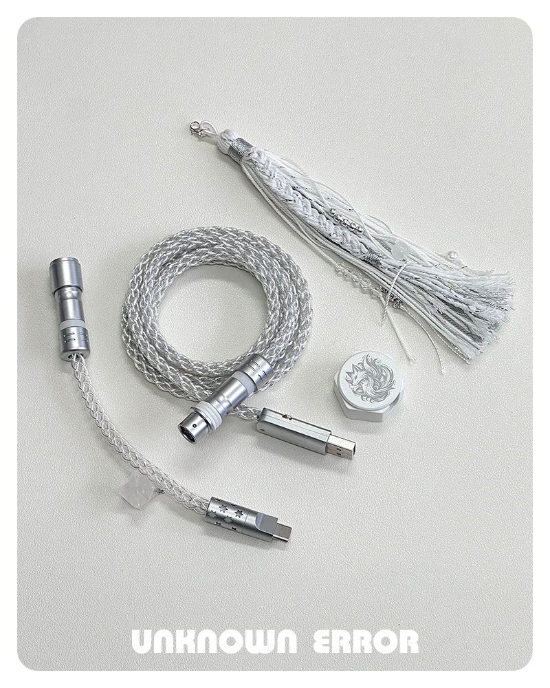 UNKNOWN ERROR - D19 White Light - Light Arctic Fox Keyboard Cable - Image 6