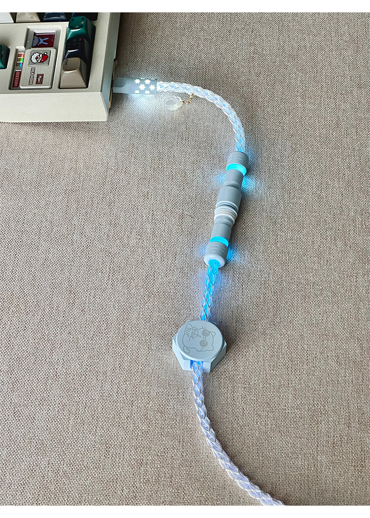 UNKNOWN ERROR - D29 Gradient Blue Light - Holiday Series Keyboard Cable - Image 5