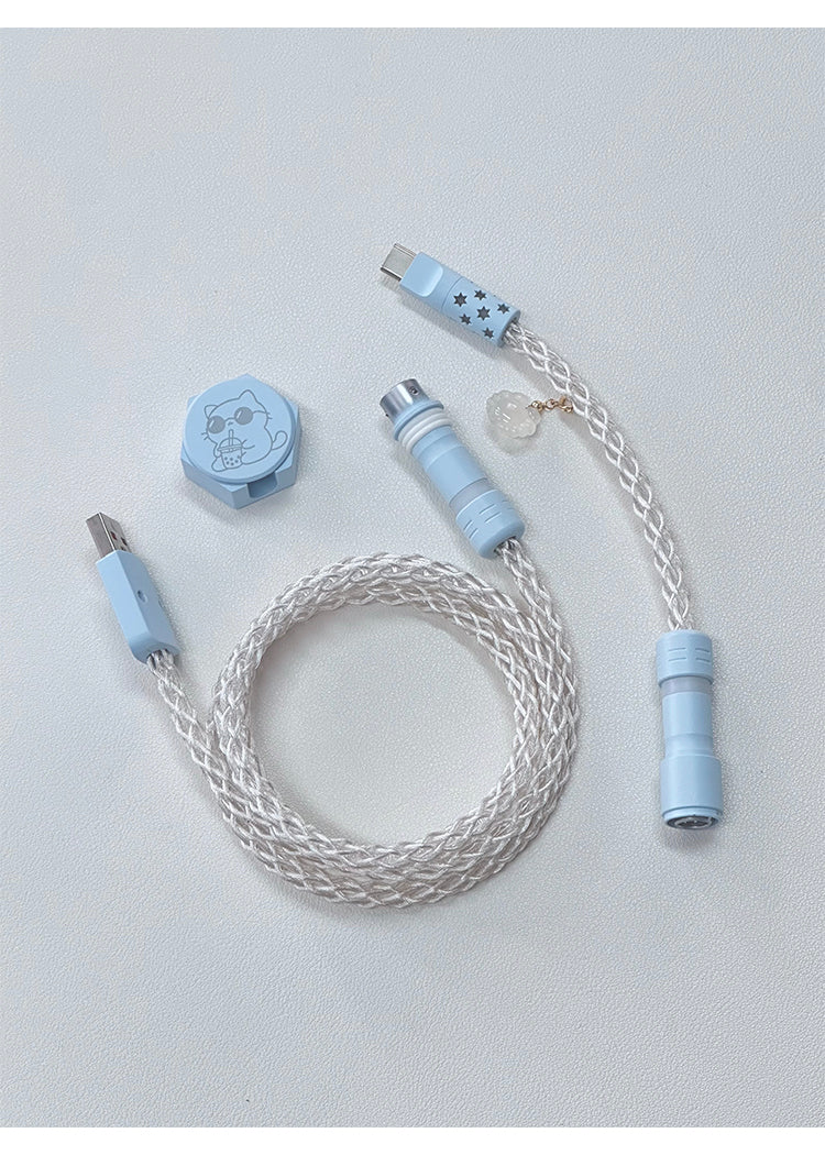 UNKNOWN ERROR - D29 Gradient Blue Light - Holiday Series Keyboard Cable - Image 6