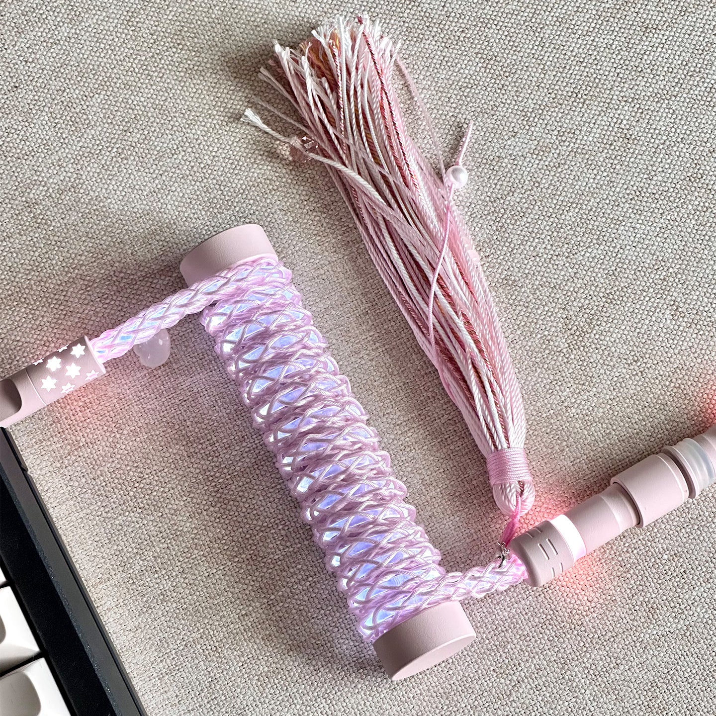 UNKNOWN ERROR - D22 Pink Light - Lazy Cat Keyboard Cable - Image 4