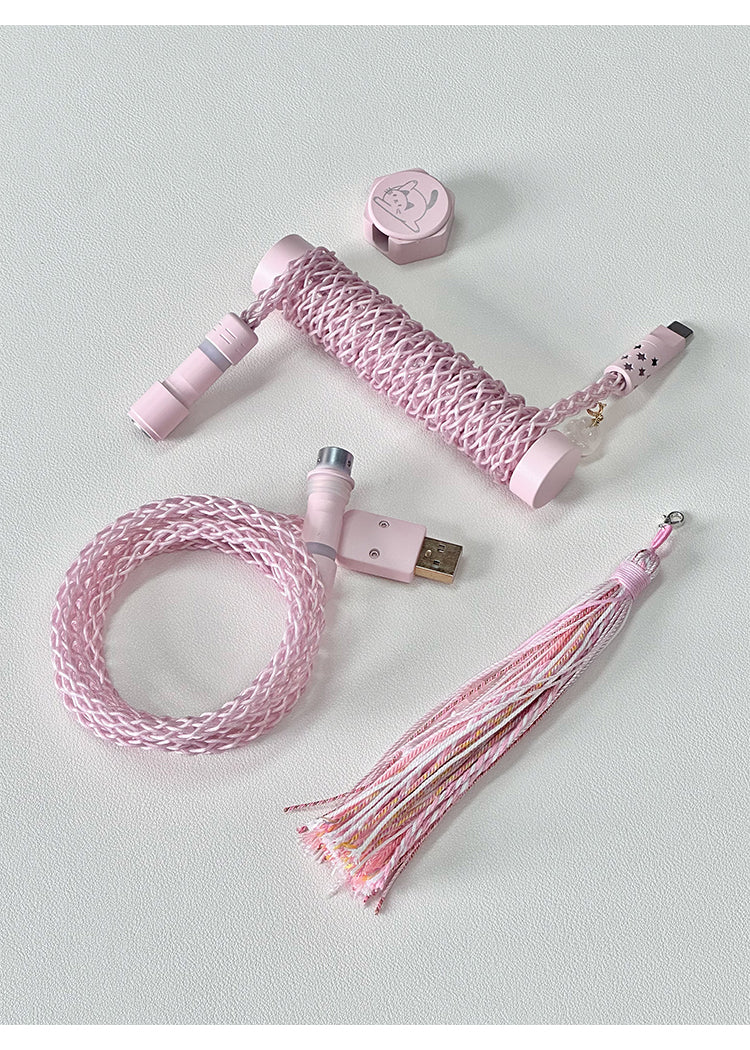 UNKNOWN ERROR - D22 Pink Light - Lazy Cat Keyboard Cable - Image 6