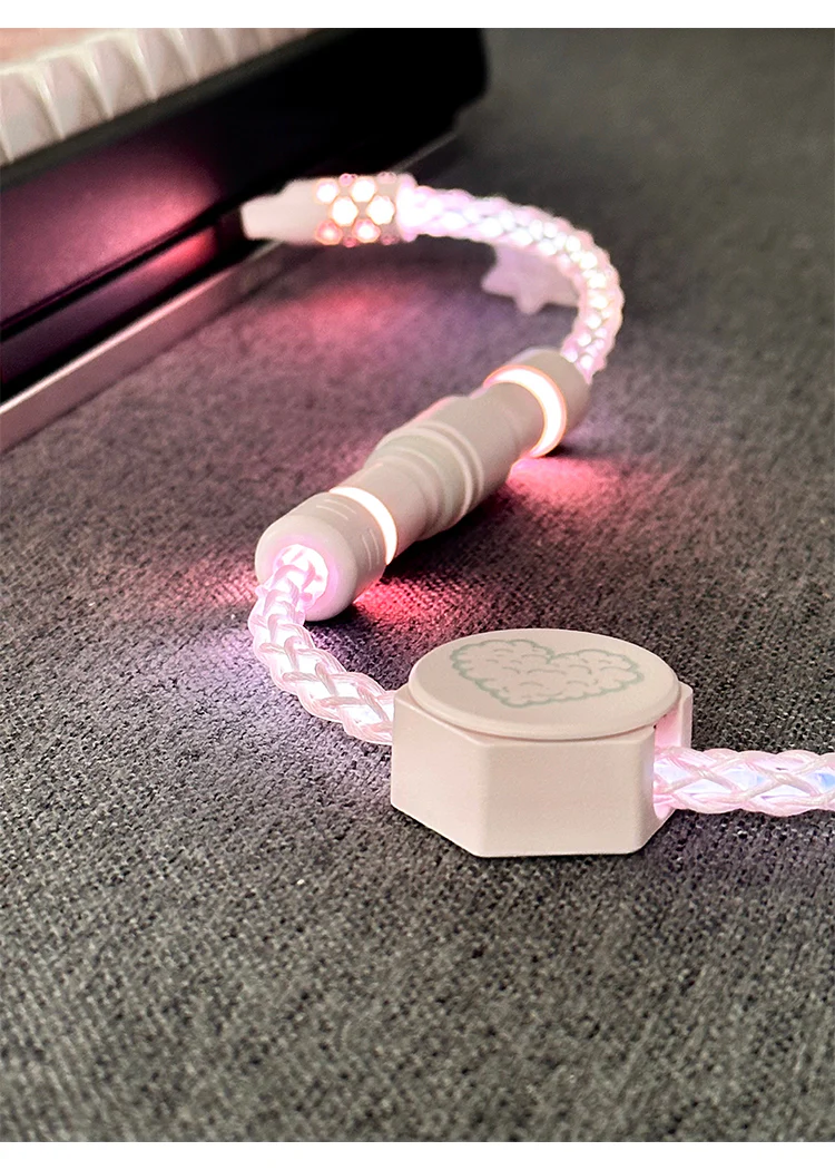 UNKNOWN ERROR - D25 White Light - Pink Interstellar Series Keyboard Cable - Image 6