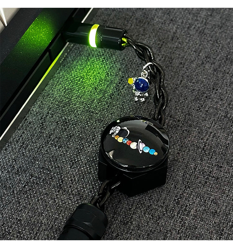 UNKNOWN ERROR - D30 Silver/Blue/RGB Light - Astronaut Series Keyboard Cable - Image 4