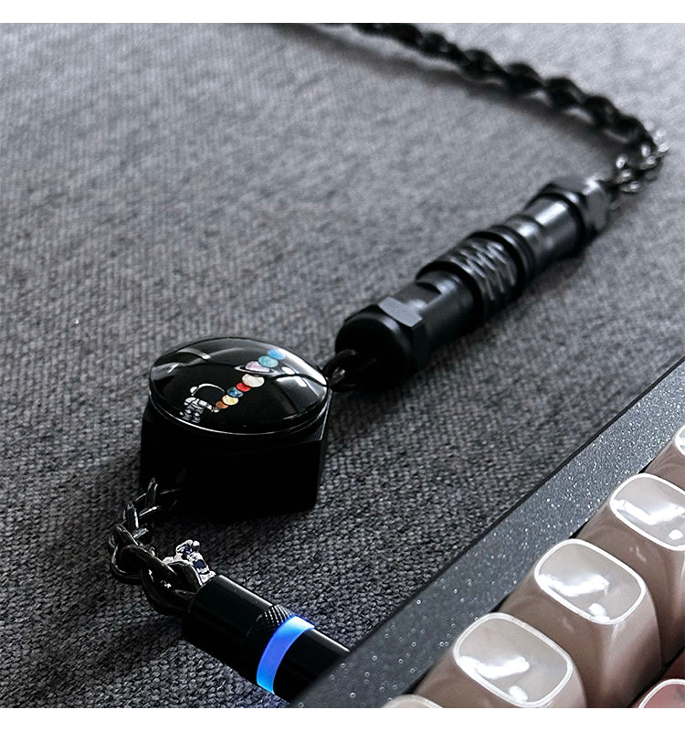 UNKNOWN ERROR - D30 Silver/Blue/RGB Light - Astronaut Series Keyboard Cable - Image 7