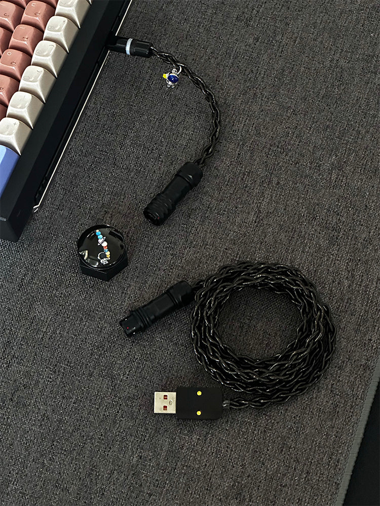 UNKNOWN ERROR - D30 Silver/Blue/RGB Light - Astronaut Series Keyboard Cable - Image 9