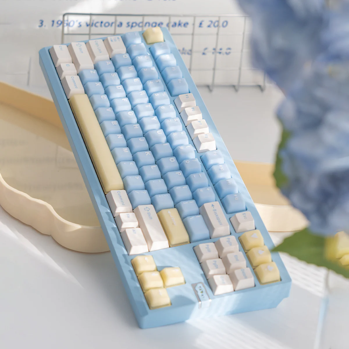White Peach Oolong / Sea Salt Soda - 164-Key Translucent Keycap Set - Image 13