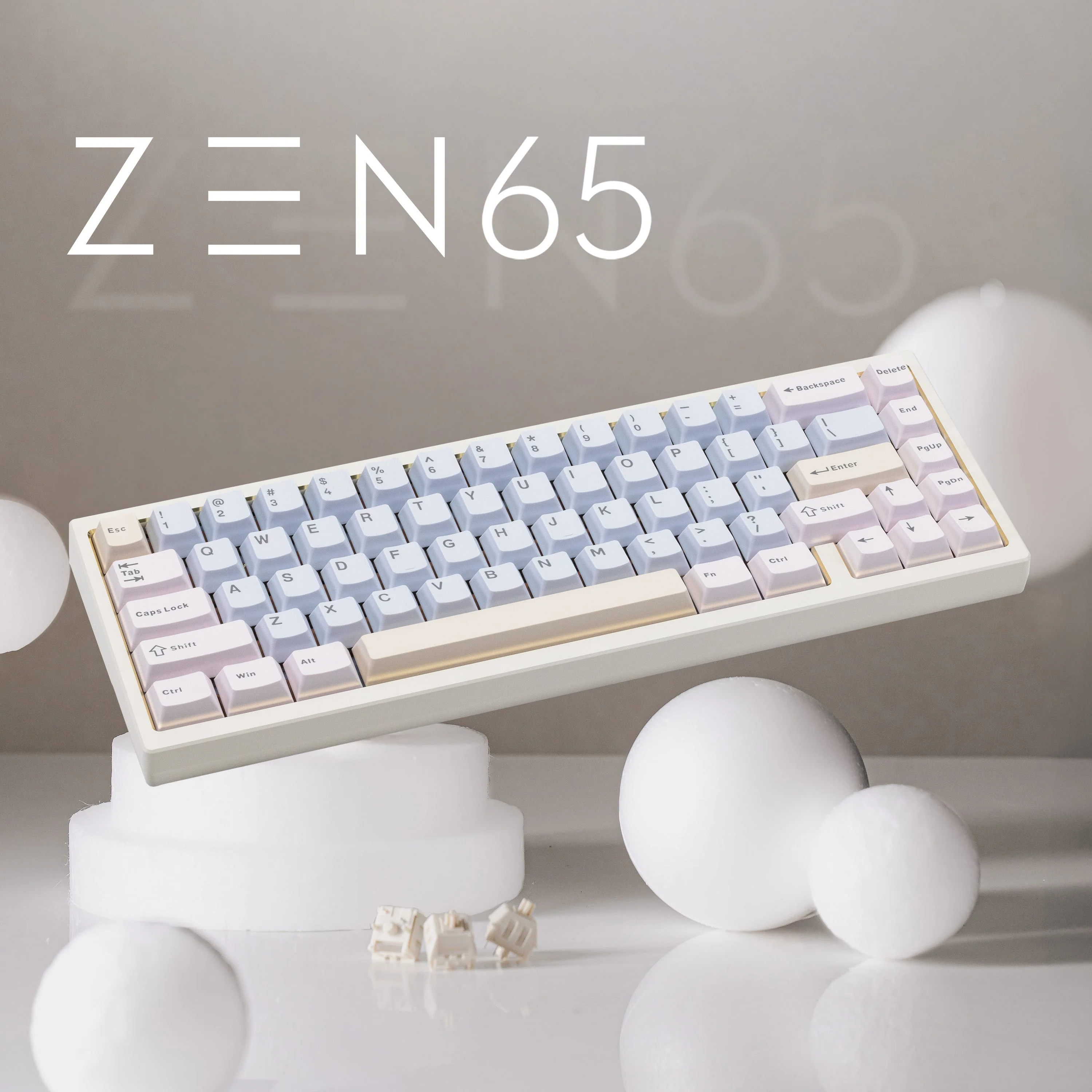 Wobkey - ZEN 65 Quick-Release Tri-Mode Mechanical Keyboard - Image 5