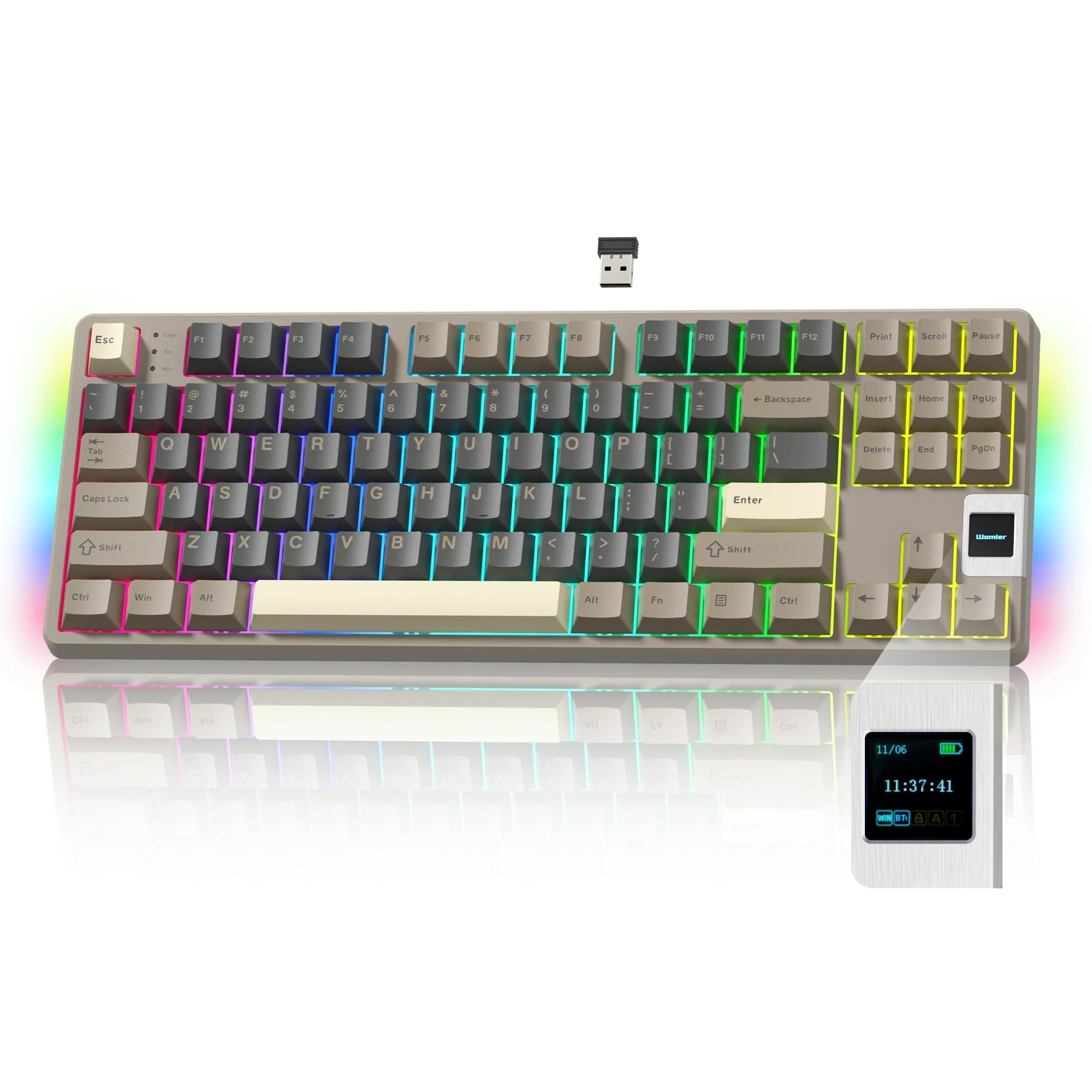 Womier - QK87 Hot-Swappable Mechanical Keyboard - Image 4