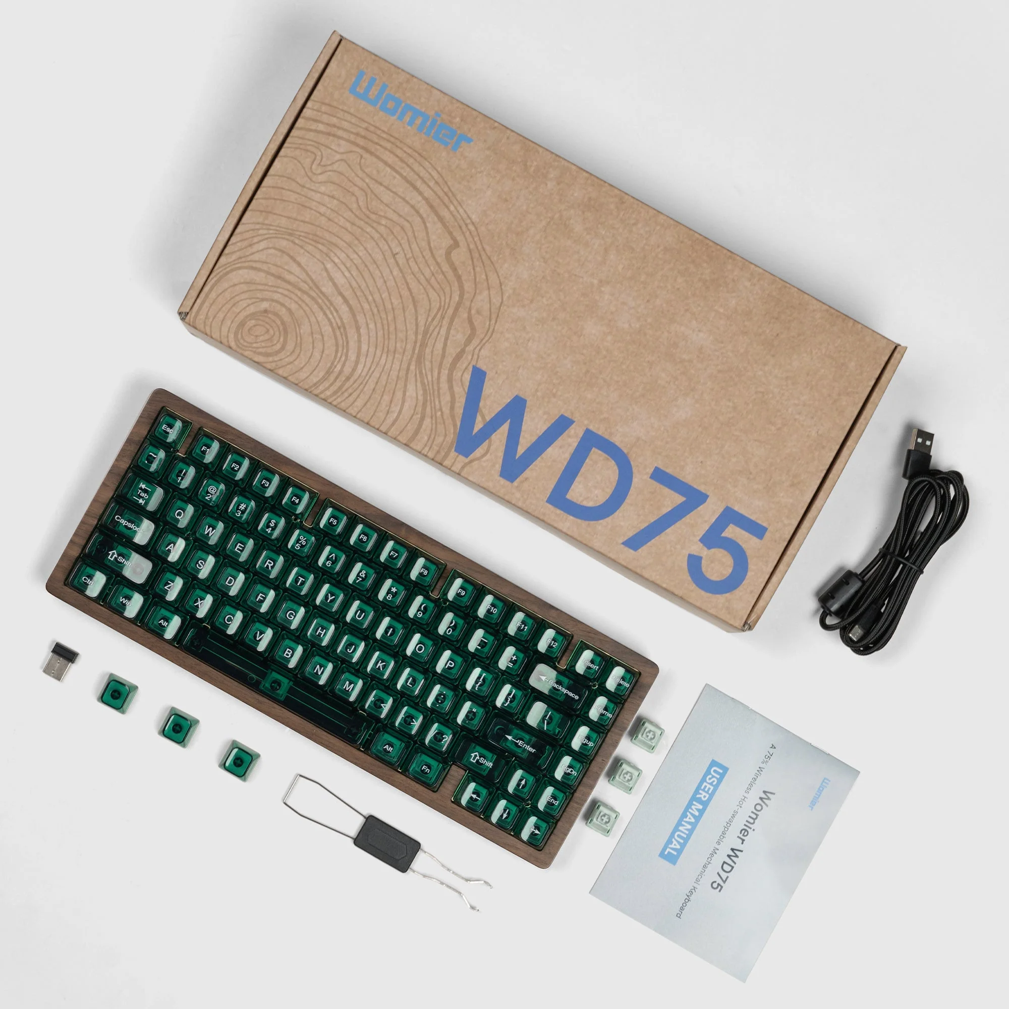 Womier - WD75 75% Gasket-Mount RGB Hot-Swappable Mechanical Keyboard - Image 10