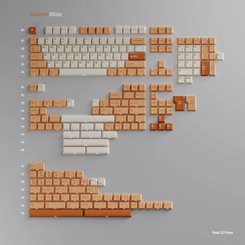 Wuque Studio - Sunset Bliss Keycaps (ANSI/ISO) - Image 14